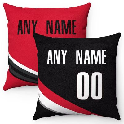 Slaccvd Custom City Throw Basketball Pillow Cases(2Packs) Personalized Design Any Name and Number 18"X18" Basketball Fans Gift