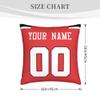 Slaccvd Custom City Throw Basketball Pillow Cases(2Packs) Personalized Design Any Name and Number 18"X18" Basketball Fans Gift view 3