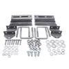 1 Set SHLPDFM L-Type Boat Trailer Bunk Bracket Kit 8" Galvanized Swivel Top Bunk Bracket Kit with Hardware for 3 x 3 Crossmember view 1
