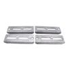 1 Set SHLPDFM L-Type Boat Trailer Bunk Bracket Kit 8" Galvanized Swivel Top Bunk Bracket Kit with Hardware for 3 x 3 Crossmember view 3