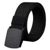 DAMAJI Nylon Belt for Men 1.5inch Military Tactical Belt Adjustable Slide Plastic Buckle Web Canvas Belt Outdoor, Black view 1