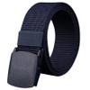 DAMAJI Nylon Belt for Men 1.5inch Military Tactical Belt Adjustable Slide Plastic Buckle Web Canvas Belt Outdoor, Navy Blue view 1