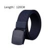 DAMAJI Nylon Belt for Men 1.5inch Military Tactical Belt Adjustable Slide Plastic Buckle Web Canvas Belt Outdoor, Navy Blue view 4