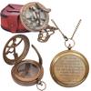 Religious Gifts for Men Be stong and Courageous Engraved Compass for Confirmation Baptism Gifts, Best Easter, Birthday, Graduation Gifts, Wedding Gifts (Joshua 1:9) view 1