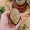 Religious Gifts for Men Be stong and Courageous Engraved Compass for Confirmation Baptism Gifts, Best Easter, Birthday, Graduation Gifts, Wedding Gifts (Joshua 1:9) view 2
