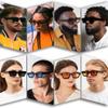 AIEYEZO Square Sunglasses for Women Men Square Thick Frame Sun Glasses Simple Designer Style Shades (Black/Grey + Tortoise/Brown Gradient) view 2