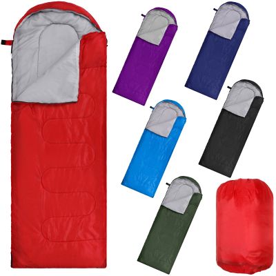Macarrie 6 Pack Bulk Sleeping Bags for Homeless Donation, 0 Degree Waterproof Sleeping Bags with Compression Sack for Adults Winter Cold Weather Care Camping Hiking Emergency(Multicolor)