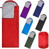 Macarrie 6 Pack Bulk Sleeping Bags for Homeless Donation, 0 Degree Waterproof Sleeping Bags with Compression Sack for Adults Winter Cold Weather Care Camping Hiking Emergency(Multicolor) view 1