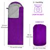 Macarrie 6 Pack Bulk Sleeping Bags for Homeless Donation, 0 Degree Waterproof Sleeping Bags with Compression Sack for Adults Winter Cold Weather Care Camping Hiking Emergency(Multicolor) view 4