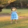 AGQT Baby Girls Tulle Tutu Dress Toddlers Tulle Layered Lace Dresses Sleeveless Princess Party Dress Summer Ruffles Sundress with Flower Headband Light Blue Size 12-18 Months view 4