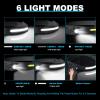 Furniou LED Headlamp Rechargeable Headlight for Adults 2Pack Head Lamp with Motion Sensor, Head Lights for Forehead, Adjustable Headband Headlight Flashlight for Camping,Cycling,Hiking,Fishing view 3