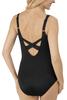 Amoena Womens Faro Full Bodice One Piece Swimsuit, Black, 48B US view 2