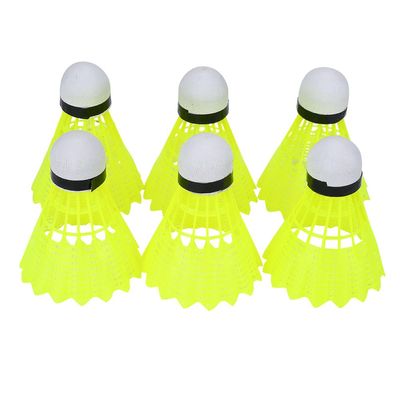 6Pcs/Set Badminton Shuttlecock, Professional Nylon Badminton Ball Shuttlecock Sports Training Accessory for Indoor Outdoor Baseball Practice