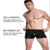 youlehe Men's Underwear Soft Bamboo Viscose Boxer Briefs Stretch Trunks Pack (as1, alpha, l, regular, regular, 8 Pack(Black) 030) view 4