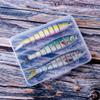 HUFFA Fish Lure Set 8 Segment Multi Jointed Swimbait 14CM Minnow Hard Baits Trout Bass Fishing Lures with Free Tackle Box (Color : CC55-BOX H) view 1