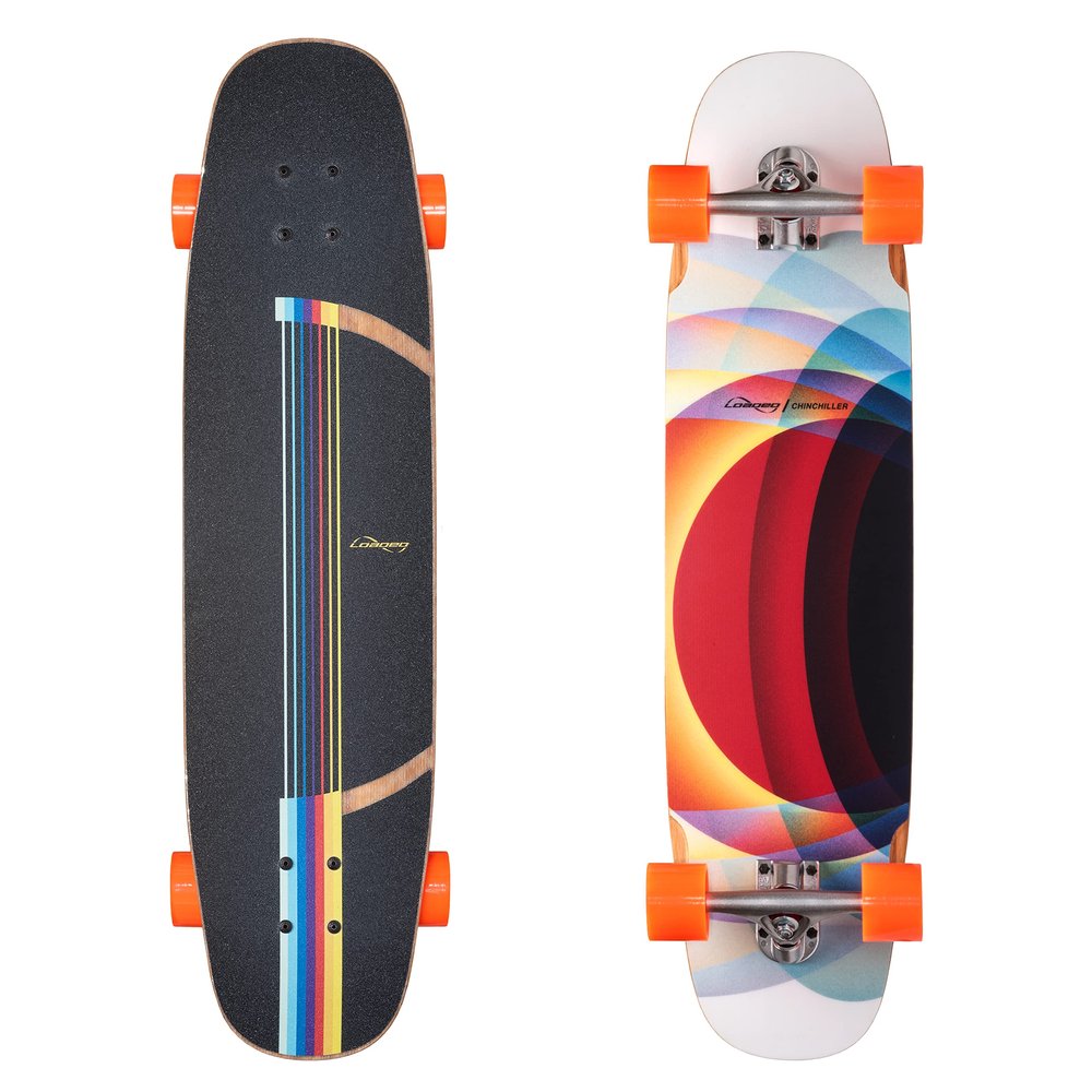 Loaded Boards Chinchiller Longboard Skateboard Complete (Love Handles 80a Wheels, Paris 150mm 50 Trucks)
