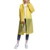 WHATON Raincoat Women Men Impermeable Thickened Waterproof Raincoat Rain Poncho Raincoat Hooded Rain Coat Hiking (Color : Yellow, Size : One Size) view 1