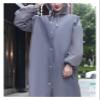 WHATON Raincoat Women Men Impermeable Thickened Waterproof Raincoat Rain Poncho Raincoat Hooded Rain Coat Hiking (Color : Yellow, Size : One Size) view 4
