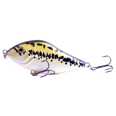 HUFFA 10CM / 12CM / 15CM Lipless Crankbait Sinking VIB Fishing Lure Hard Artificial Jerk Bait Pike Fishing Wobblers Jerkbait (Color : JKB100-12)