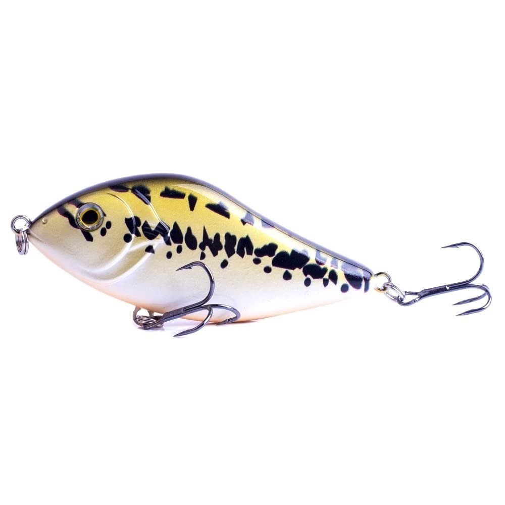 HUFFA 10CM / 12CM / 15CM Lipless Crankbait Sinking VIB Fishing Lure Hard Artificial Jerk Bait Pike Fishing Wobblers Jerkbait (Color : JKB100-12)