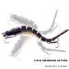 HUFFA Fish Lure Set 8 Segment Multi Jointed Swimbait 14CM Minnow Hard Baits Trout Bass Fishing Lures with Free Tackle Box (Color : CC55-BOX K) view 4