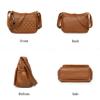 VOLGANIK ROCK Crossbody Purse for Women Ladies Soft Vegan Leather Shoulder Bag Quilted Satchel Handbags view 4
