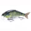 HUFFA Jointed Swimbait 185mm 66g Shallow Diver Topwater Slider Shad Fishing Lure Insert Soft Tail Plastic Wobbler Wake Bait (Color : CC18A-03) view 1