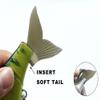 HUFFA Jointed Swimbait 185mm 66g Shallow Diver Topwater Slider Shad Fishing Lure Insert Soft Tail Plastic Wobbler Wake Bait (Color : CC18A-03) view 4