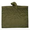 WHATON Raincoat Hooded Rain Poncho Impermeable Thickened Waterproof Raincoat for Men Women Tent Mat 3 in 1 Hiking (Color : Green, Size : One Size) view 2