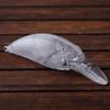 HUFFA 10PCS / Lot Float Fish Lure 9CM 13.5G Unpainted Crankbait Wobblers Rattles Diver Crank Artificial Clear Hard Bait Blanks view 1