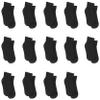 Hanes Womens Value Pack, Ankle Soft Moisture-wicking Socks, Available In 10 And 14-packs, Black - 14 Pack, 8-12 US view 2