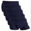 youlehe Men's Underwear Soft Rayon Boxer Briefs Stretch Trunks Pack (as1, alpha, s, regular, regular, 5 Pack(Navy blue) 034) view 1