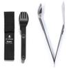 Full Windsor MAGWARE Magnetic Camping Utensil Set and THE SPLITTER Titanium Tongs, Spork and Spatula Bundle, Camping Accessories & Cooking Utensils, Portable & Durable Backpacking Travel Cutlery Set view 1