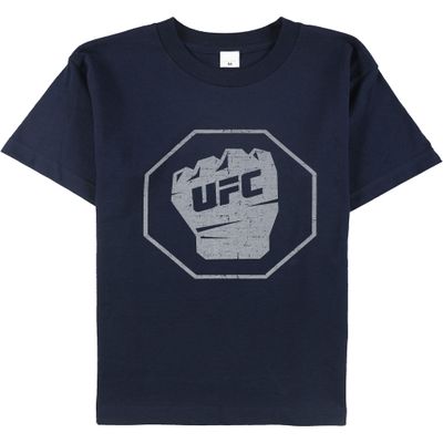 UFC Boys Distressed Fist Inside Logo Graphic T-Shirt, Blue, Big Kids (8-20), M
