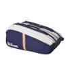 Wilson Roland Garros Super Tour Tennis Racket Bag - Navy/White, Holds up to 15 Rackets view 1
