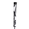 SuperStroke Zenergy Pistol 1.0 Golf Putter Grip with No Taper Enhanced SPYNE Technology, New Multi-Zone Texturing and Tech-Port, Black/White view 1