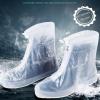 ACCROL Waterproof Shoe Cover Unisex Reusable Zipper Transparent Rain Boot Overlay Outdoor Rain And Snow Walking (Color : Coffee, Size : XX-Large) view 2