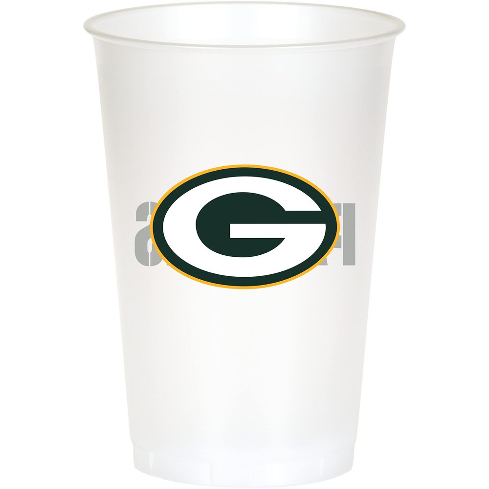 Trendware Green Bay Packers Plastic Cups, 24 ct, Officially Licensed