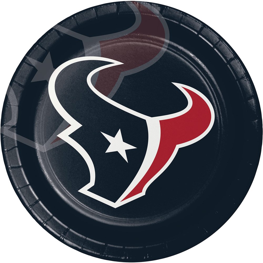 Trendware Houston Texans Paper Plates, 24 ct