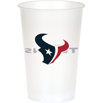 Trendware Houston Texans Plastic Cups, 24 ct, Officially Licensed