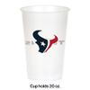 Trendware Houston Texans Plastic Cups, 24 ct, Officially Licensed view 3