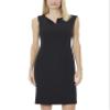 Kasper Women's Sleeveless Sheath Dress with Notch Neckline view 1