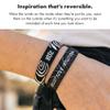 ZOX Inspirational & Motivational Bracelet  Uplifting Reversible Stretch Wristband with Positive Affirmations made from Recycled Plastic  Encouragement Gifts for Men, Women & Kids, Kids, Plastic, no view 3