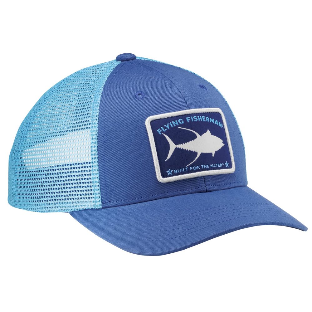 Flying Fisherman Trucker Hat, Royal Blue, One Size