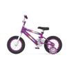 Jetson Light Rider Kids Light-up Unisex Bike, LED Light-up Frame, 3 Different Light Modes, Adjustable Seat Height, 12" Rubber Tires, Kinetic Light-Up Training Wheels, Purple, JLRG12-PUR view 1