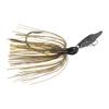Strike King (TCVSJT38-46) Tungsten Thunder Cricket Vibrating Swim Jig, Color 46 - Green Pumpkin, 3/8 oz, Long-Shank Owner Jungle Hook, Hand-Tied Skirt view 1