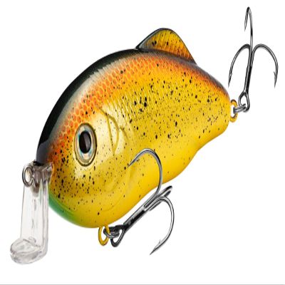 Strike King (HCHHS-467) Hybrid Hunter Shallow Hard Bait Fishing Lure, Color 467 - Bully, 3.5", 1 oz, Dives 1-3 Feet, 3D Eyes