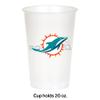Trendware Miami Dolphins Plastic Cups, 24 ct view 3