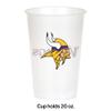 Trendware Minnesota Vikings Plastic Cups, 24 ct, Officially Licensed view 3