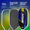 Selkirk Sport SLK Neo Graphite Pickleball Paddles Set of 2 | Designed in The USA | Complete Pickleball Set with 2 Pickle Ball Rackets, 3 Hybrid+ Balls, and SLK Sling Bag | Green & Purple view 3